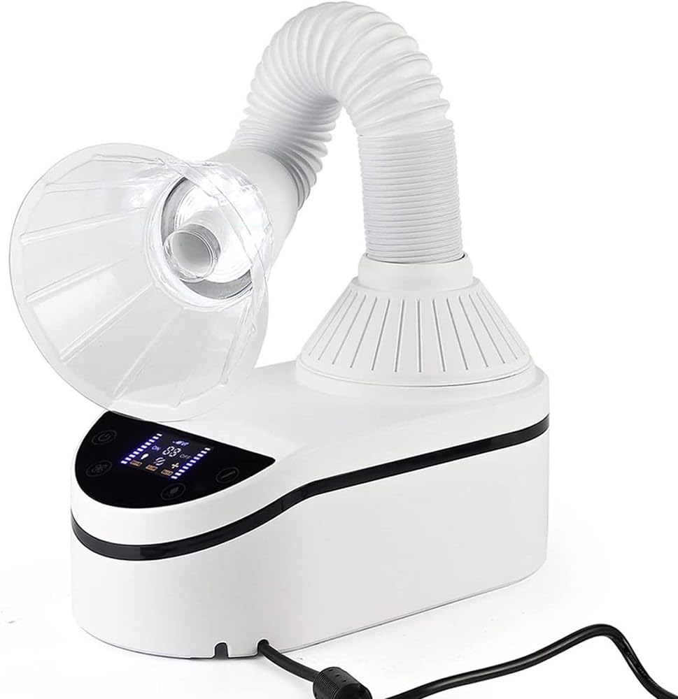 Colector de polvo de uñas de 230 W, colector de vacío profesional de escritorio para pulido de uñas, salón de manicura (aspiradora)