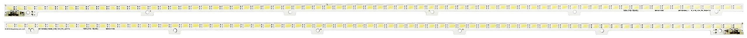 ShopJimmy 2011SVS46-FHD-5K6K LED Backlight Bars/Strips (2) UN46D6000SF UN46D6050TF New