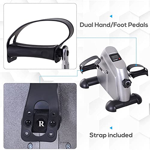 Ejercitador portátil de pedal mini para pies y brazos miniatura 2