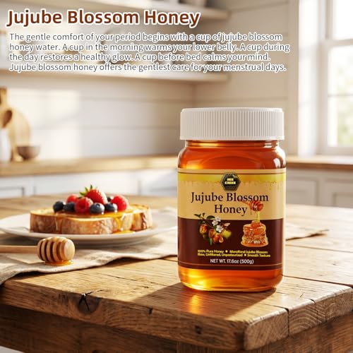 Miel cruda sin filtrar de flor de azufaifo 500g miniatura 6