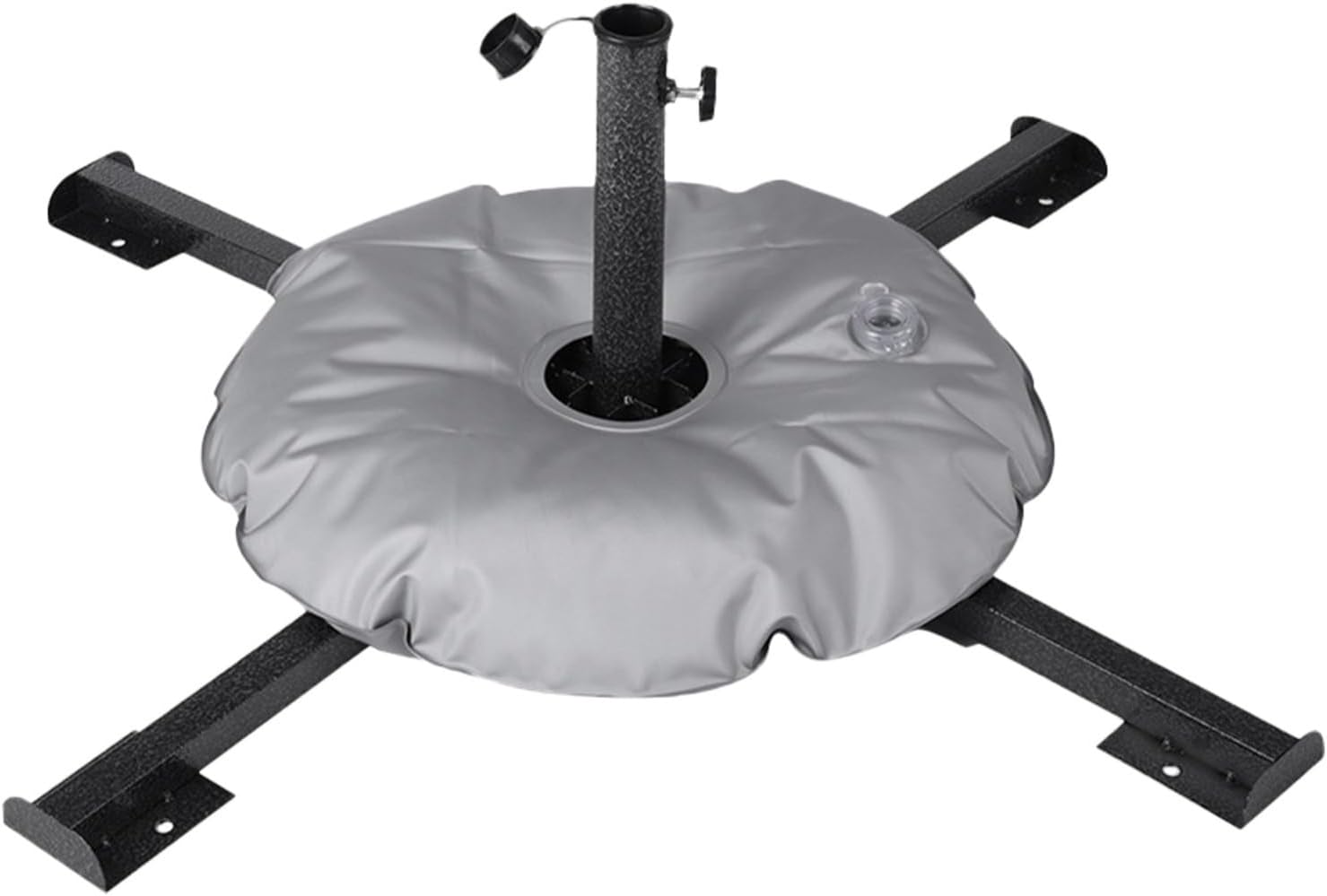 Umbrella Stand Outdoor Base - Portable Foldable Mount,22 lbs Capacity Umbrella Base Heavy Duty with Fillable Water Bag | for Garden Beach Pool Porch Sand Ground
