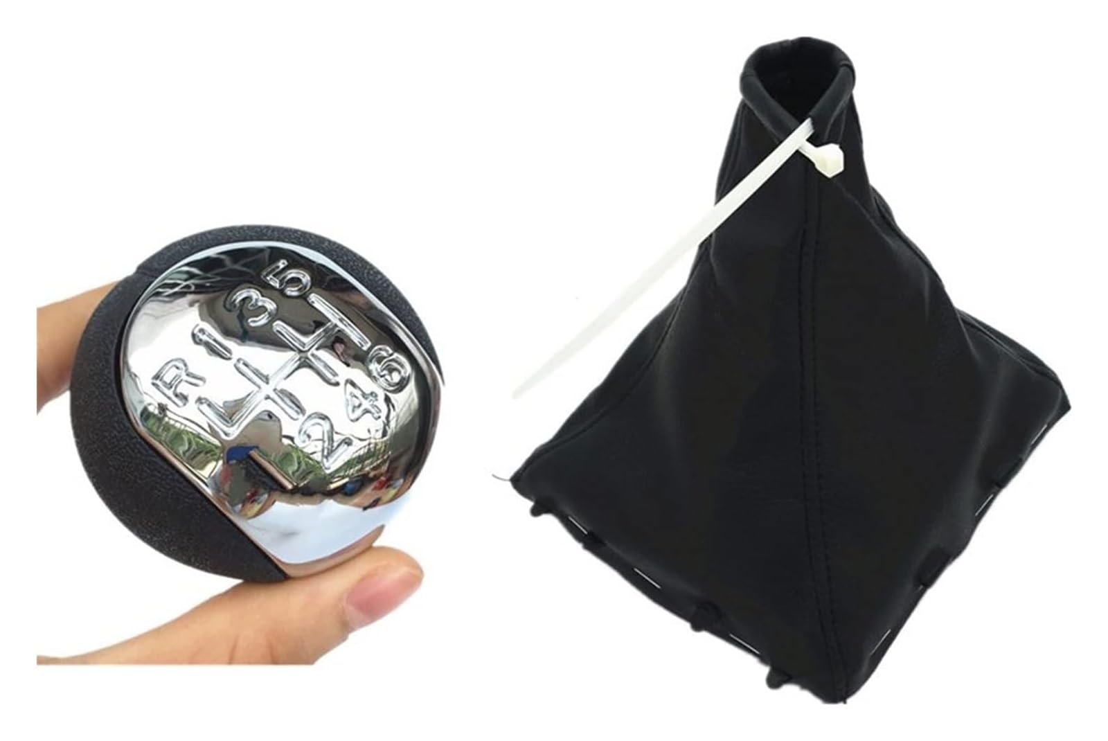 FNCVTM Car Gear Knob for Opel for Vauxhall for Vectra B C for Corsa for Astra 5 6 Speed Manual Car Gear Shift Knob Gaiter(Combo 2)