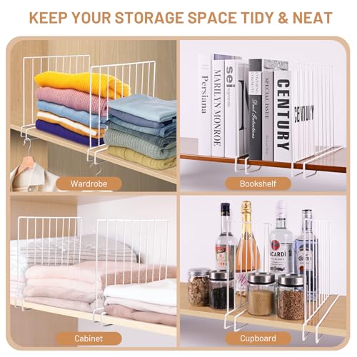 8-Pack-9-Metal-Shelf-Dividers-for-Wood-Closet-Shelves-White-Closet-Organization-Wardrobe-Bookshelf-Cabinet-Cupboard-Linen-Closet-Organization-Easy-to-Install-No-Tool