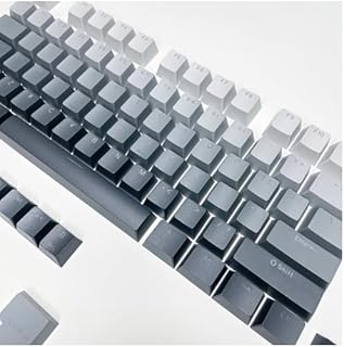 PBT 136 Key Shine Through Doubleshot Keycaps Set
