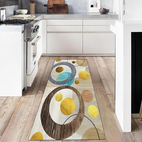 BINXUANCK �L���~�� �����O�J�[�y�b�g �f�U�C�� ���� �h�� ����~�� 90 x 110cm �k���� ���� ���r���O �L�b�`�� �L�� �p ������� �C���e���A ���O ���� �� ���� �ƒ� �p ���� �}�b�g�CA1