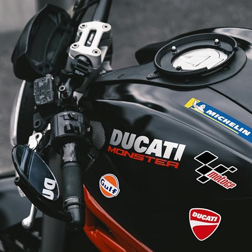 Image of CodersParadise - 74 PCS Waterproof Bike Stickers Pack for Helmet, Tank & Visor | Stylish Biker Decals for Motorcycle, Scooter & Accessories | Durable Vinyl Stickers for Riders