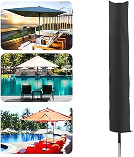 PATIO PLUS Parasol Cover, Garden Umbrella Covers 160x24x24cm Polyethylene Fabric, Waterproof, Windproof, Green