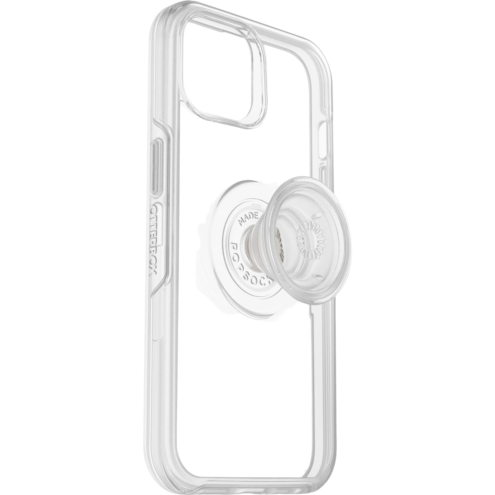OtterBox iPhone 14/iPhone 13 Otter+Pop Kılıfı, Darbeye Dayanıklı, Düşmeye Dayanıklı, PopSockets PopGrip'li Koruyucu Kılıf, Askeri Standartlara Göre 3 Kez Test Edilmiştir, Şeffaf