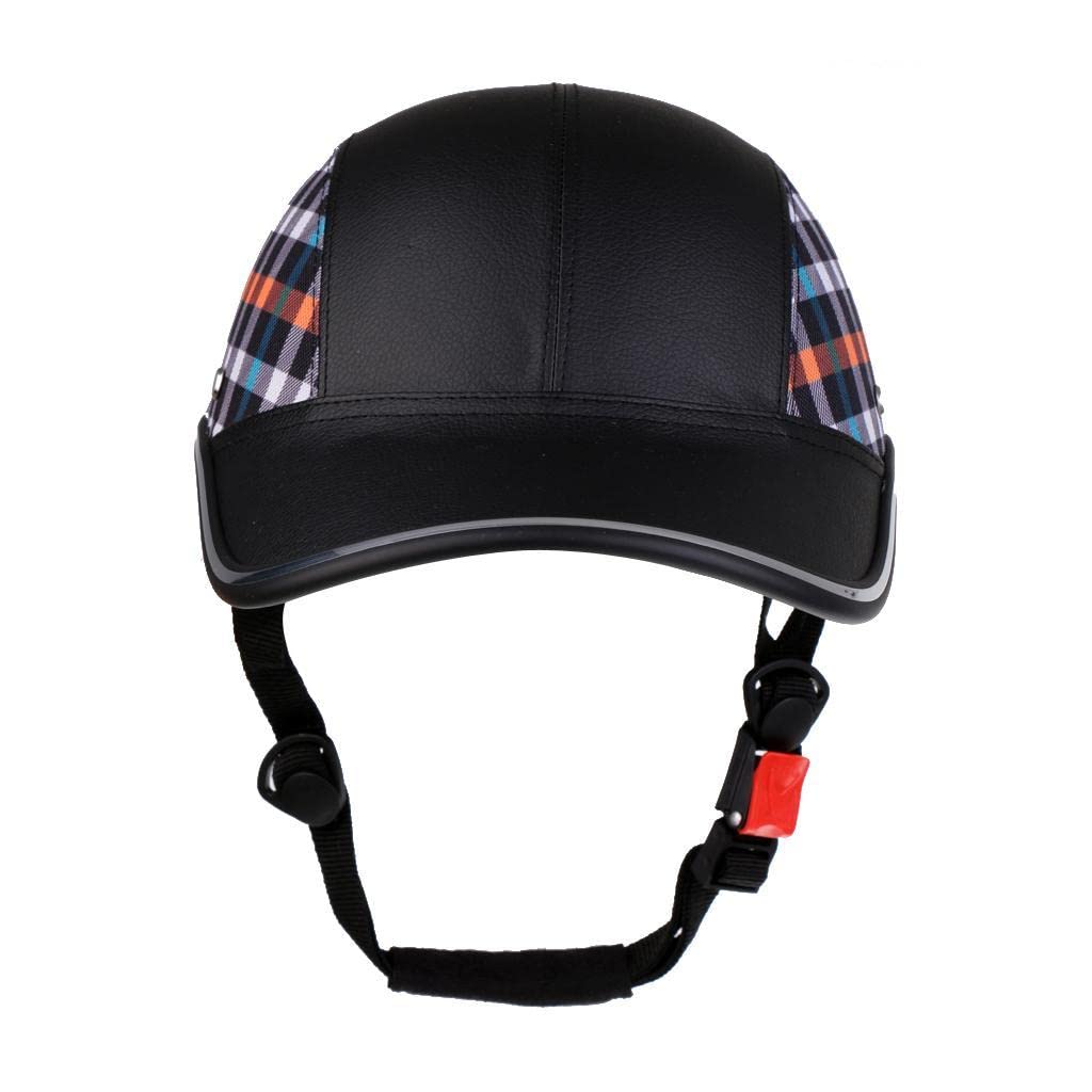 Baseball Cap Style Cycling Bike Helmet Anti-Uv Safe Hat Visor Black Grid Sporting Goods|Cycling|Helmets & Protective Gear|Helmets-image-48