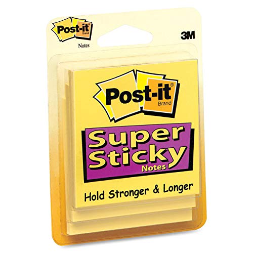 Post-it Super Sticky 3321-SSY bloc de notes pour organisation bureau