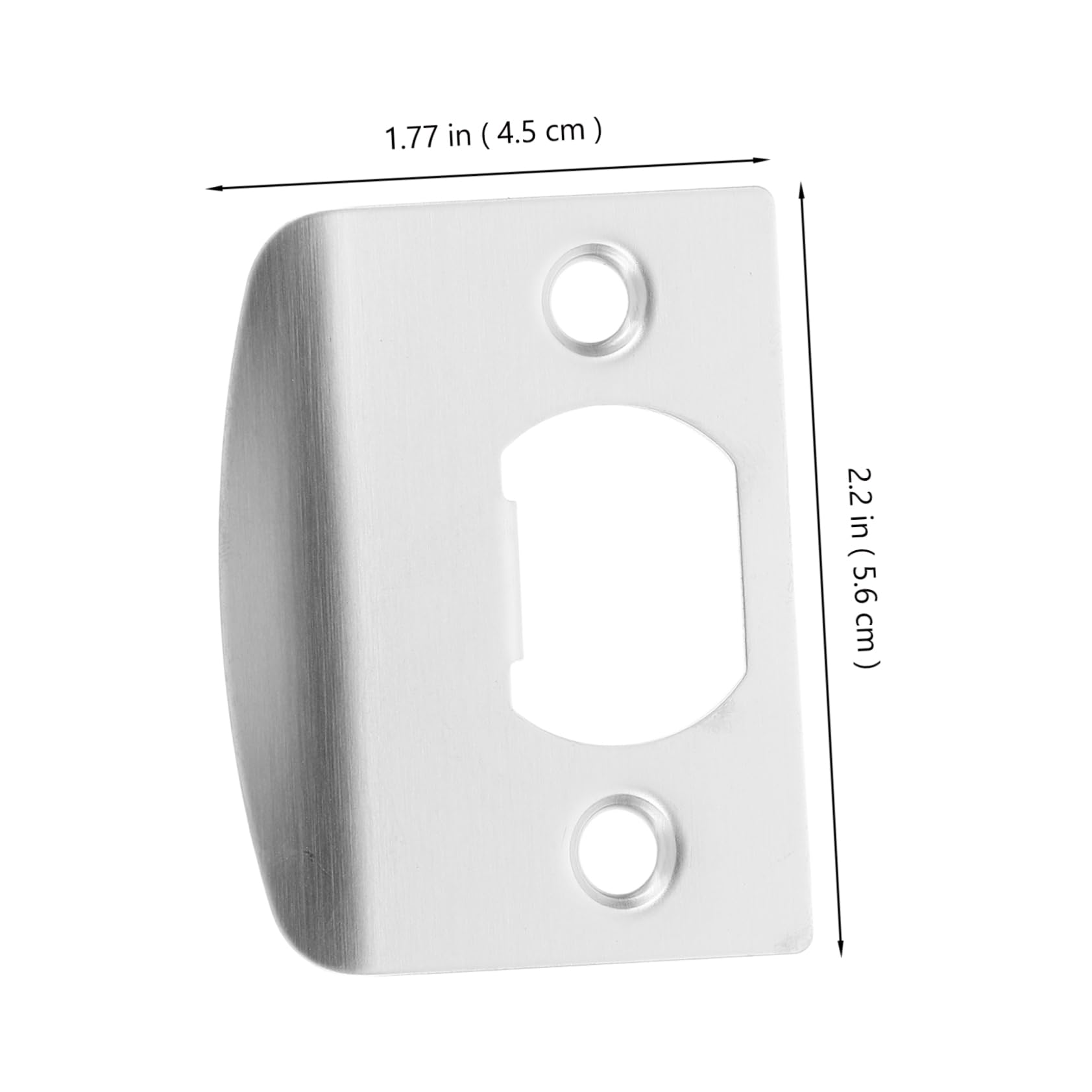 DOITOOL 5 Ensembles Guide De Porte Gâches Pour Portes Intérieures Cylindre De Serrure À Combinaison Avec Loquet À Clé Boutons De Porte Quincaillerie De Porte Pince 8 pièces * 5