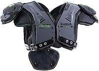 Riddell Power Amp Junior Varsity Shoulder Pads - All-Purpose Football Protection with Air Management Liner