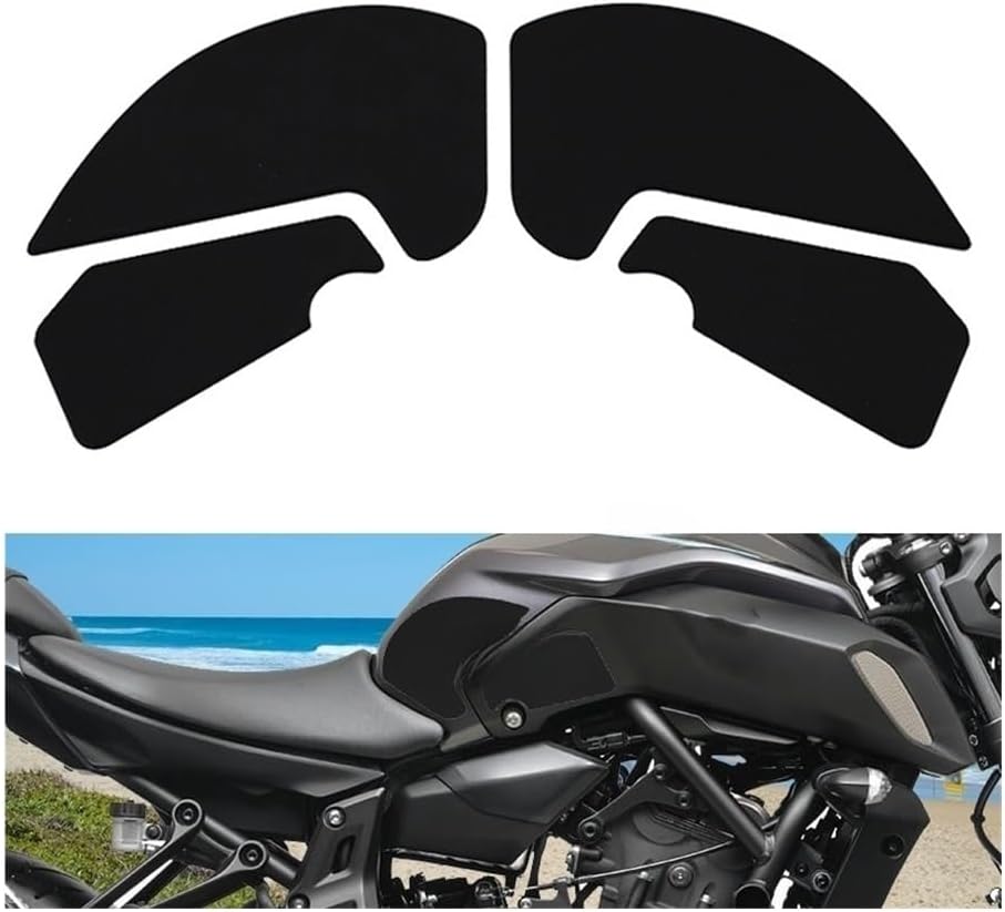 Motorcycle Tank Sticker Motorcycle Tank Pad Side Fuel Traction Knee Grips Anti Slip Pads For MT-07 MT 07 MT07 FZ07 FZ-07 2018 2019 2020