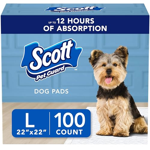 Scott Pet Guard Dog Pads - Size Large - 22" x 22" - 100 Pack by Scott - Used condition - US$23.25
