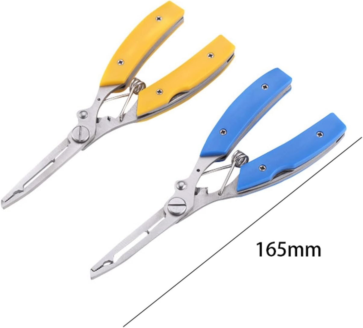Pliers 1pc Steel Multi Curved Nose PliersHandle Fishing Pliers Three in One Fishing Shears Sea Fishing Tools(Yellow)