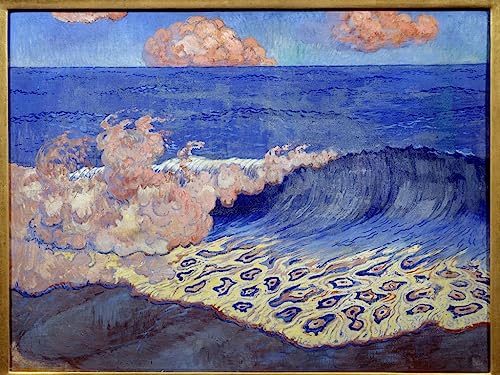 Tableau Effets de Vague Marine Georges Lacombe | Poster Impression d'Art Vintage 60x90cm