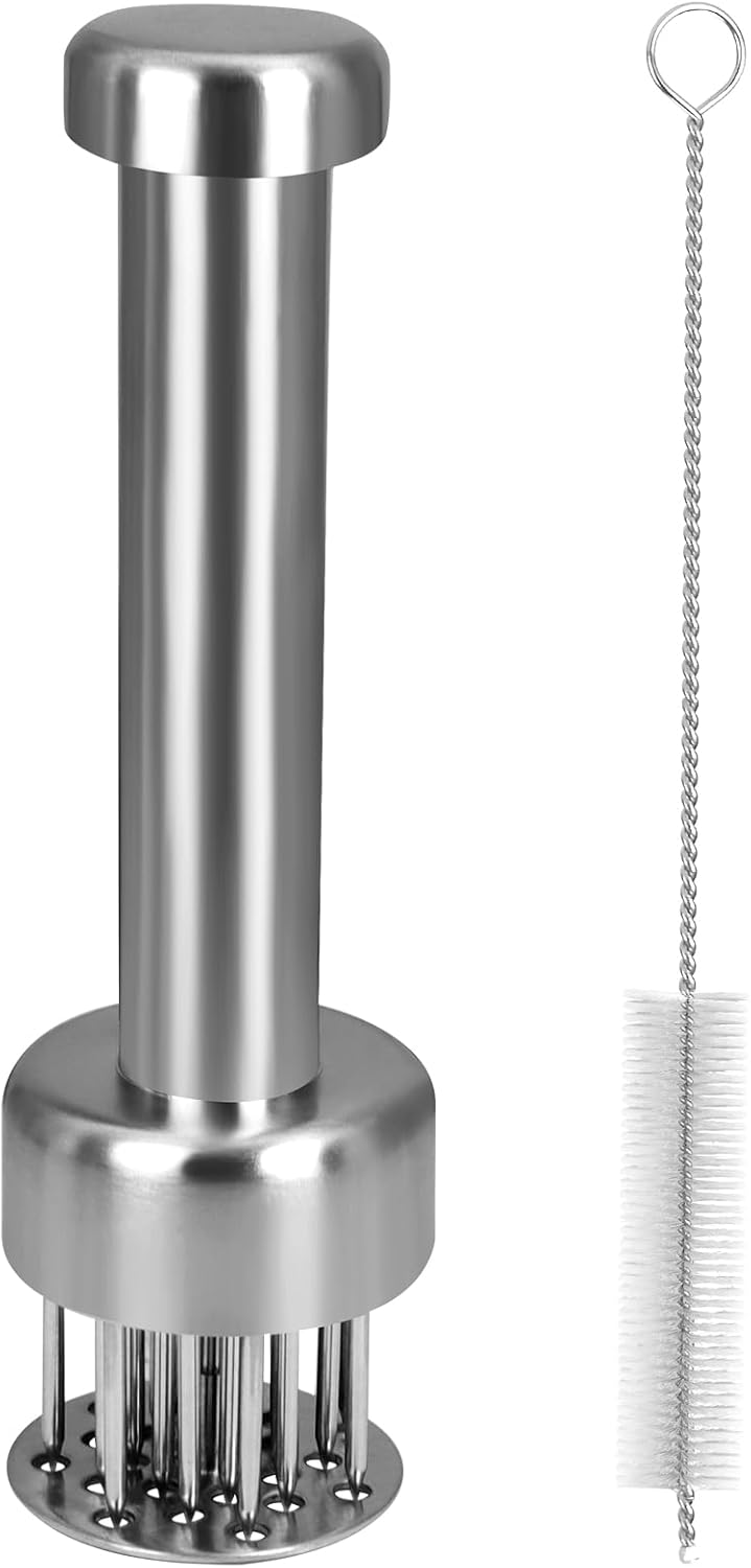 Ablandador de Carne de Acero Inoxidable con 21 Agujas