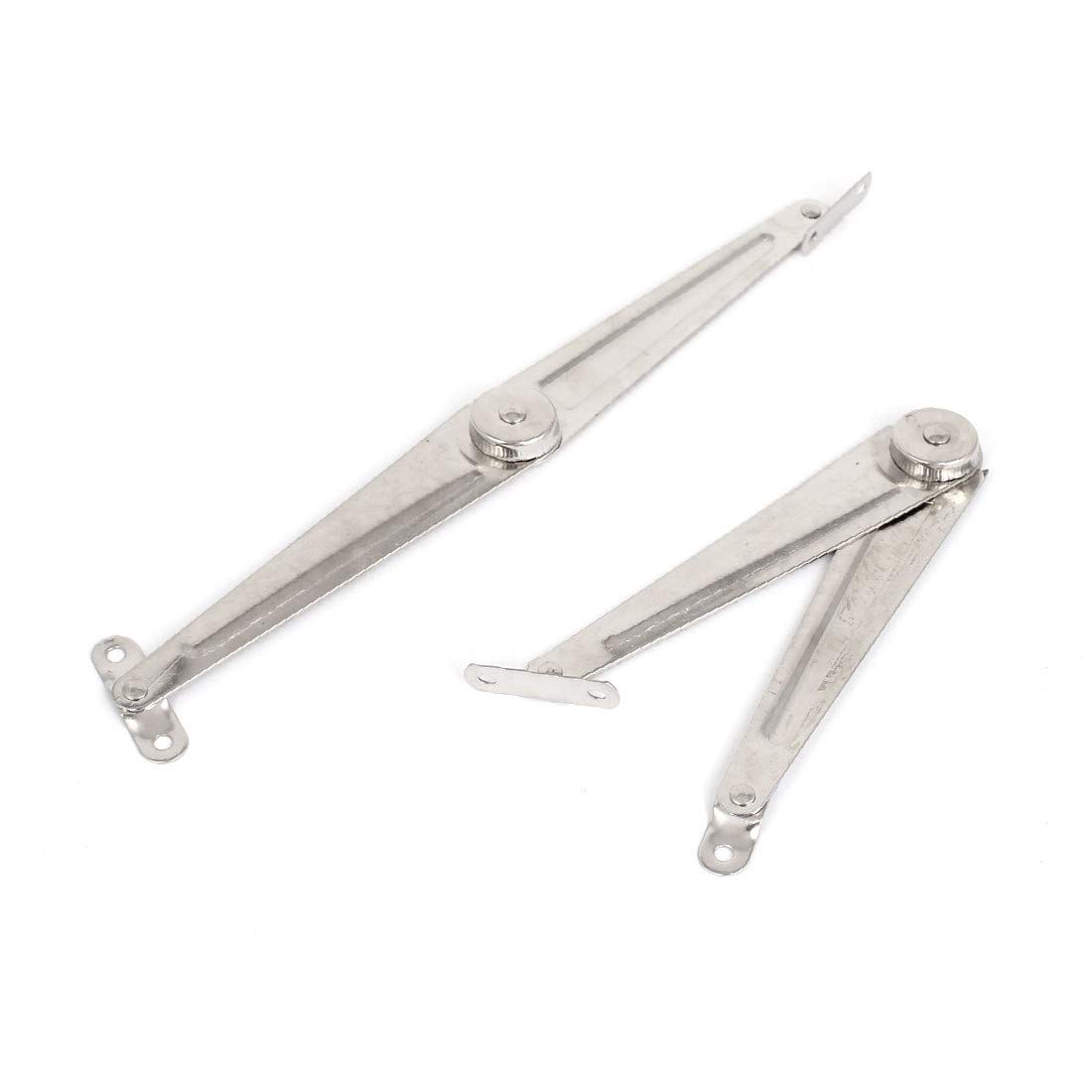 2pcs Furniture Featured Cupboard Door Drop Reliable Efficacy Front Desk Chest Lid Support Hinge Stay