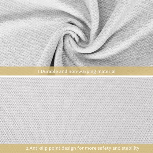 Serviette de Yoga avec Silicone Antidérapante, Lavable en Machine, 183x63cm Serviette de Yoga pour Le Fitness, Le Yoga, l'exercice, Les Tapis de Yoga – Image 3