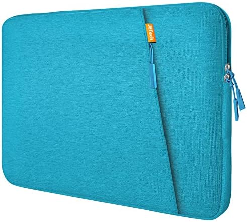 JETech Laptop Sleeve for 13.3-Inch MacBook Air/Pro, 14-Inch MacBook Pro 2021 M1, 13-13.6 Inch Notebook, Waterproof Shock Resistant Bag Case with Accessory Pocket (Blue)