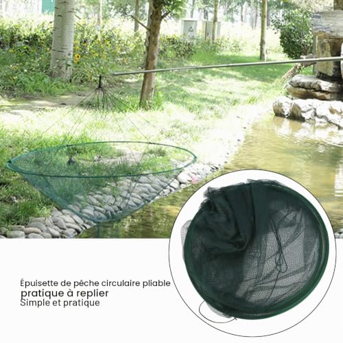 FOLOSAFENAR Filet de Pêche en Nylon, Solide, pour Rivière, Lac et Pêche Sportive – vue 4