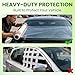 BREENHILL Crash Wrap Film, 36 inch x 100 feet, Clear Collision Wrap for Damaged Vehicles & Car Windows, Removes Cleanly,Self-Adhesive Broken Window Cover Film