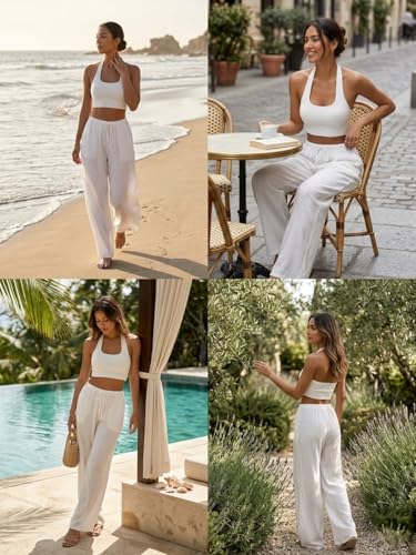 Image of GRECIILOOKS High Waist Trousers for Women - Flared Korean Style Formal Pants | Elegant Workwear for Office, College & Events (Available in Plus Size)