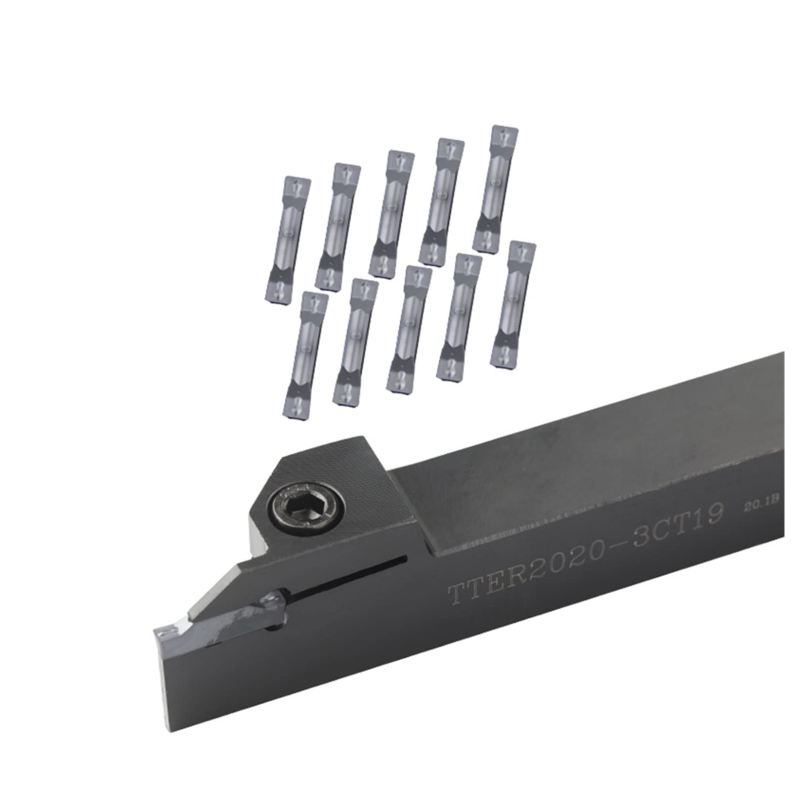 TORNO DE TORNO CORTADO SUGERENCIA TITULAR DE LA HERRAMIENTA DE PEDIDO MGEHR2020-2TGK TTER2020-3T19 KGMR2020K-2T17 Poseedor MGEHR / TTER / KGMR Ranurado TDC / TDT CNC Inserto de carburo de torno para h
