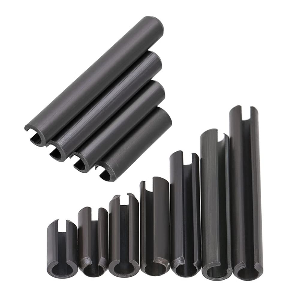 Goupilles à Ressort Fendues Goupille élastique en Acier au Manganèse, M10x55 mm,5 pcs