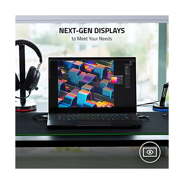 Razer Blade 15 Advanced - 15.6 Inch Gaming Laptop with 165Hz QHD Display (Intel Core i7-11800H, NVIDIA RTX 3070, 16 GB RAM, 1 TB SSD, Chroma RGB, Windows 11) UK Layout | Black - Image 5