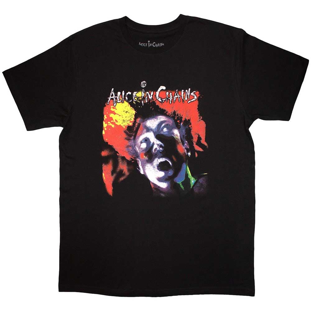 Alice in Chains Men's Facelift T-Shirt Black | Officially Licensed Merchandise, Black, Medium