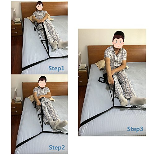 Bed Rail Assistance Devices Adjustable Bed Rail Assist Handle Ladder Hoist Frame Grips Medical