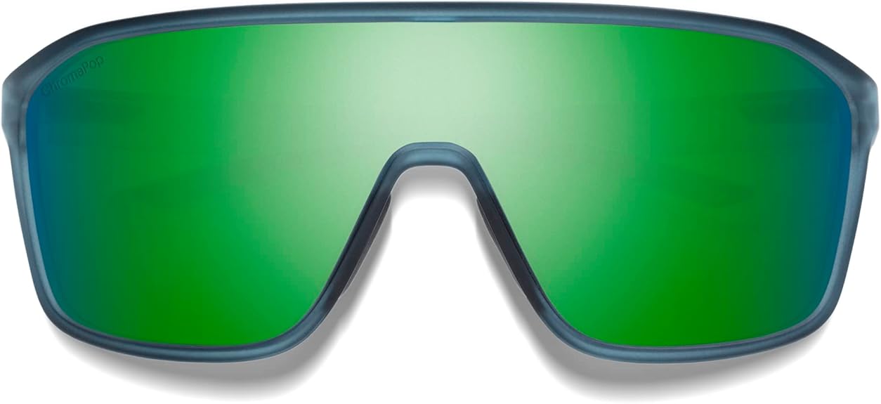 Lunettes De Soleil Smith Boomtown Performance - Unisexe - Vert Crystal Mat / Chrome