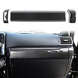 Voodonala for 4Runner ABS Passenger Decoration Side Dash Dashboard Ornamental Panel Trim for 2010-2024+ Toyota 4Runner Interior Accessories 3pc Carbon Fiber(Don't fit Limited)
