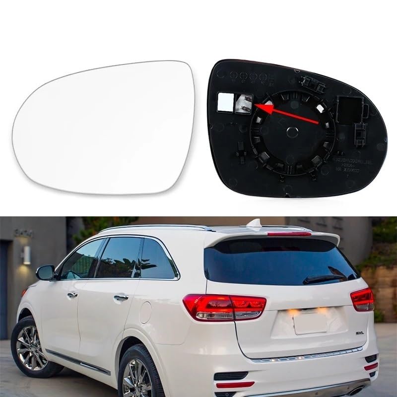 Verre de rétroviseur chauffant Sorento 2016 verre extérieur anti-givre pour portière