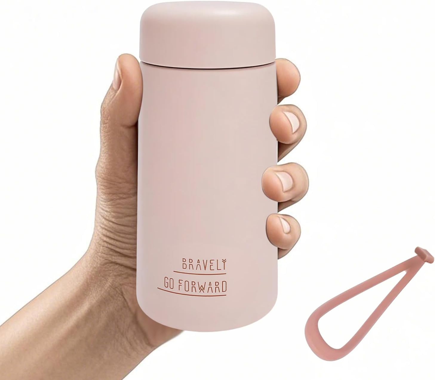 Mini Water Bottle 9oz/270ml, Small Insulated Water Bottle for Hot&Cold Drinks, Stainless Steel Vacuum Cup with Carry Handle, Matte Insulated Sport Tumbler Leak Proof for School Travel Outdoor