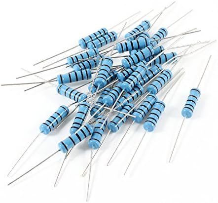 uxcell 30 Pcs Axial Lead 1% Tolerance Metal Film Resistor 1K Ohm 2W