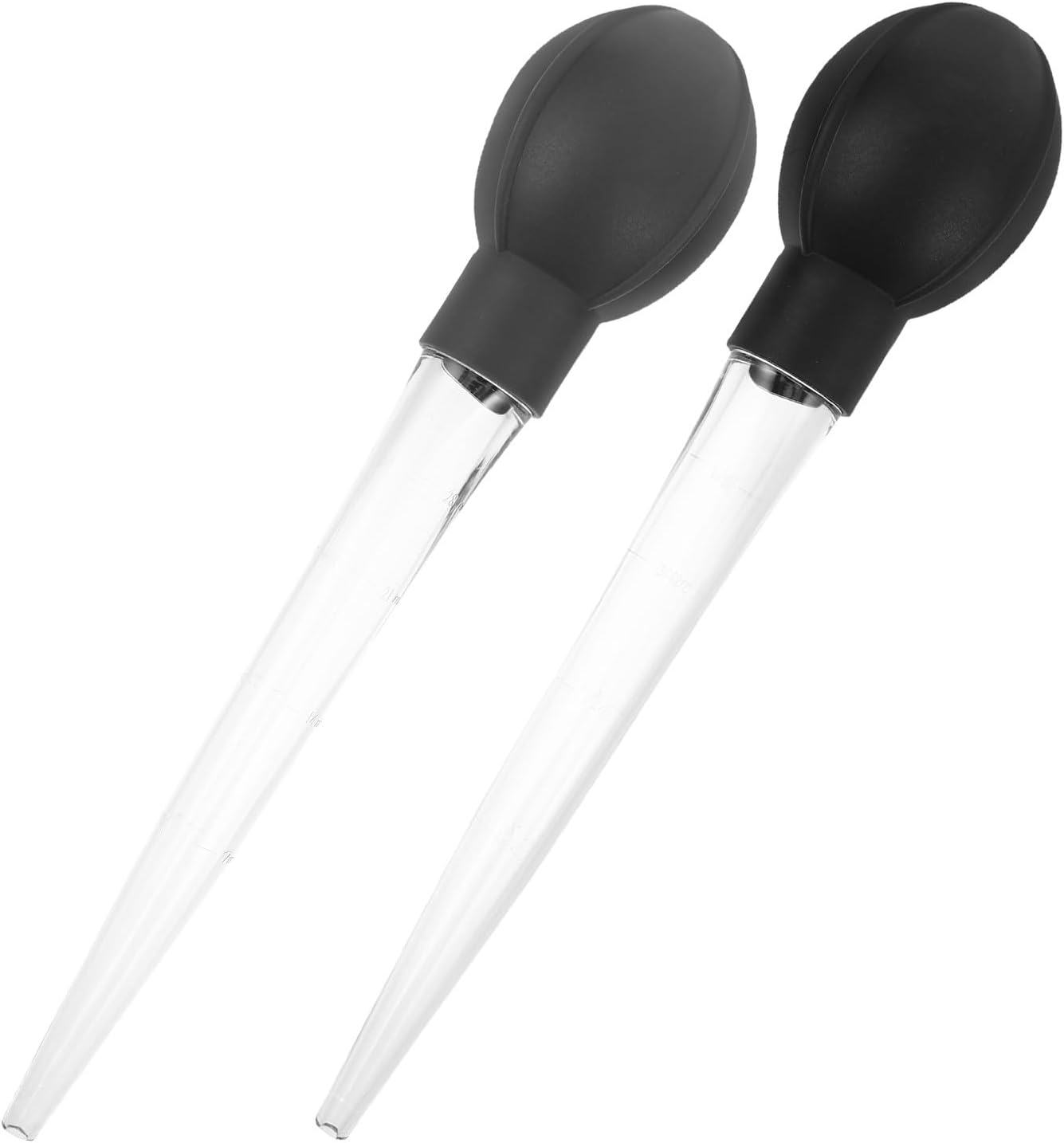 Wine Sampling Pump with Food Grade Transfer Dropper, Black and Grey Wine Thief for Cooking and Barrel Sampling