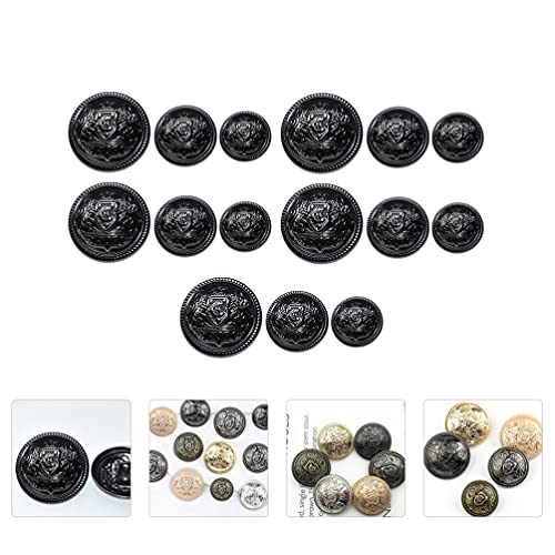 VICASKY 30Pcs Botões Do Casaco de Metal Antigo Roupas Blazer Botões Decorativos Botões de Estilo Bri
