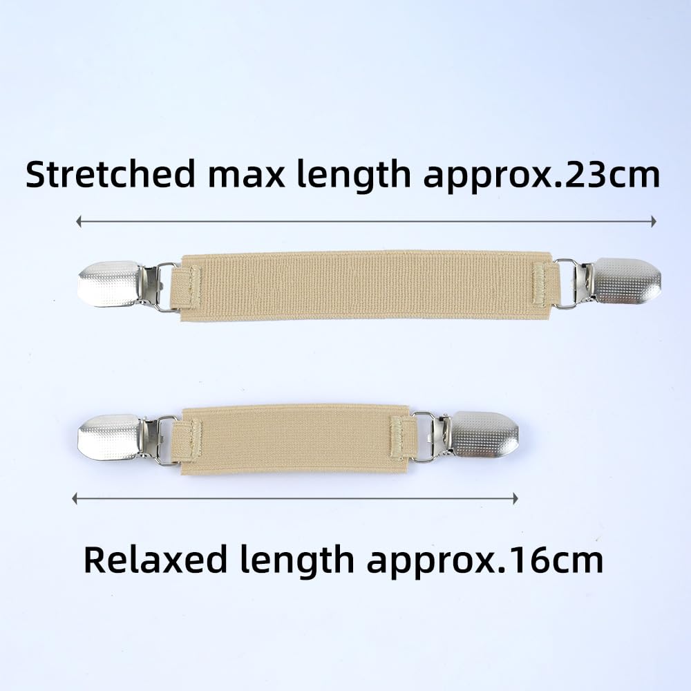 Nuevo 1 par de zapatos elásticos correas de talón cinturones lazos antideslizantes con broche de clip corbata cordones anchos antisueltos para zapatillas sandalias