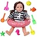 Beverly Hills Doll Accessories 18 Inch Doll Beach and Sand Play Set 11 Piece Pool Toys Set, Doll Not Included