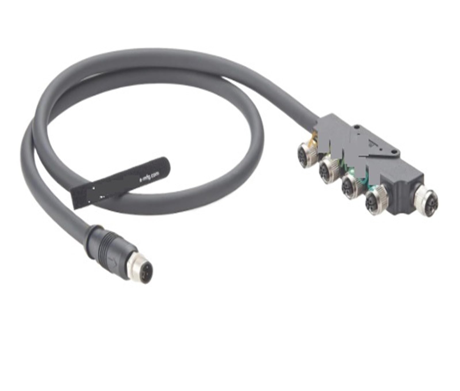 Caja distribución M12 L-Code de 5 pines divisor automatización industrial PCM-S-0668-1 2