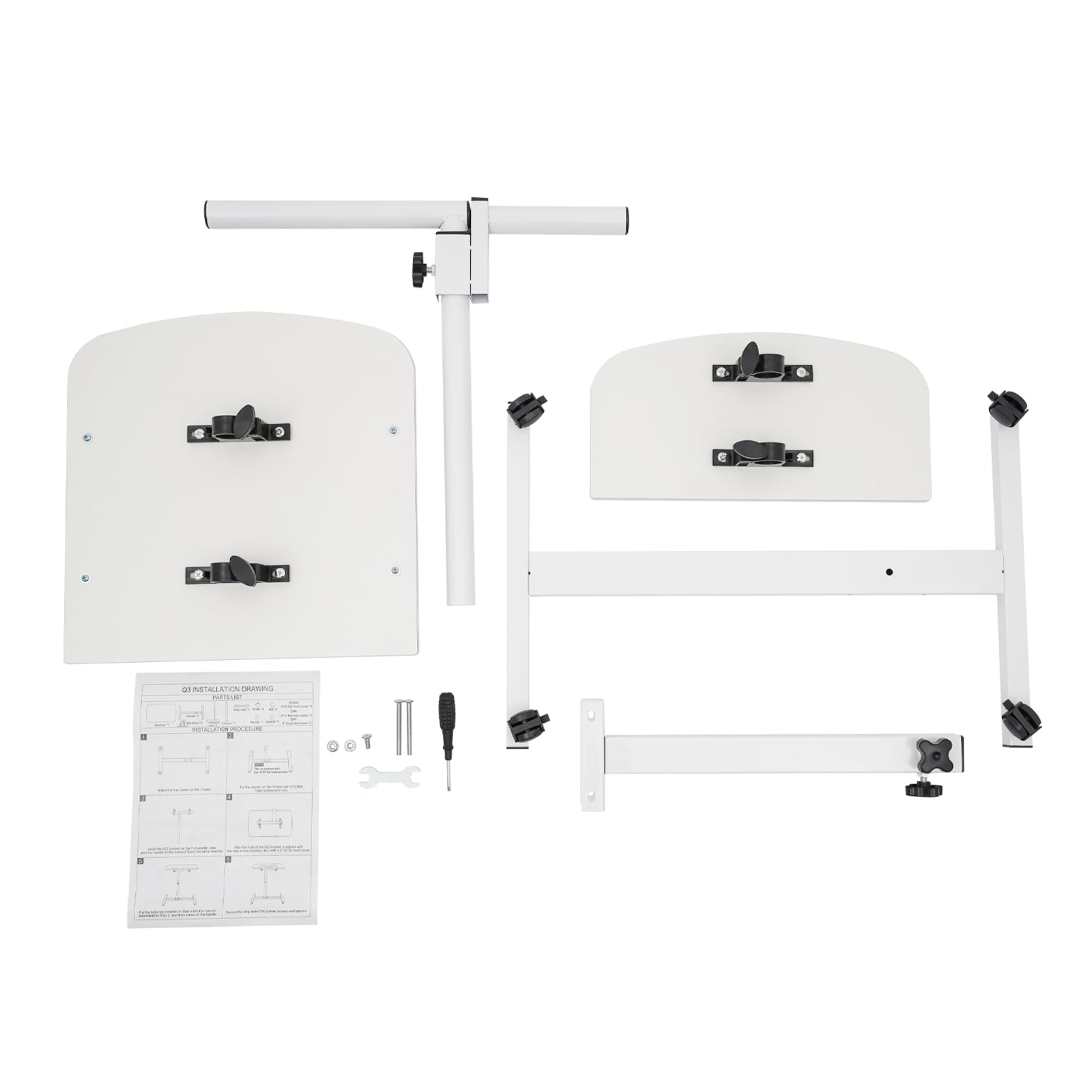 Mobile Standing Desk 23 62 x 15 75 Inch Cart Rolling Desk 16 53-22 04 LBS Height and — view 7
