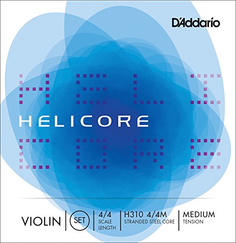 D'Addario Helicore 4/4 Size Violin Strings 4/4 Size Set with Steel E String