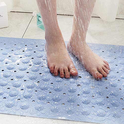 Tapis de bain antidérapant grand format tapis de baignoire extra long durable - 5