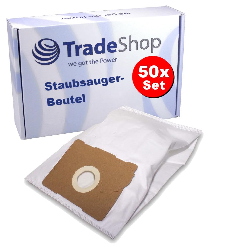 Trade-Shop - Bolsas de fieltro para aspiradora (50 unidades, compatibles con Protool VCP 170, VCP 170 E, VCP 171, VCP 171 E, VPC 171 E/L, sustituye a PRO-164)