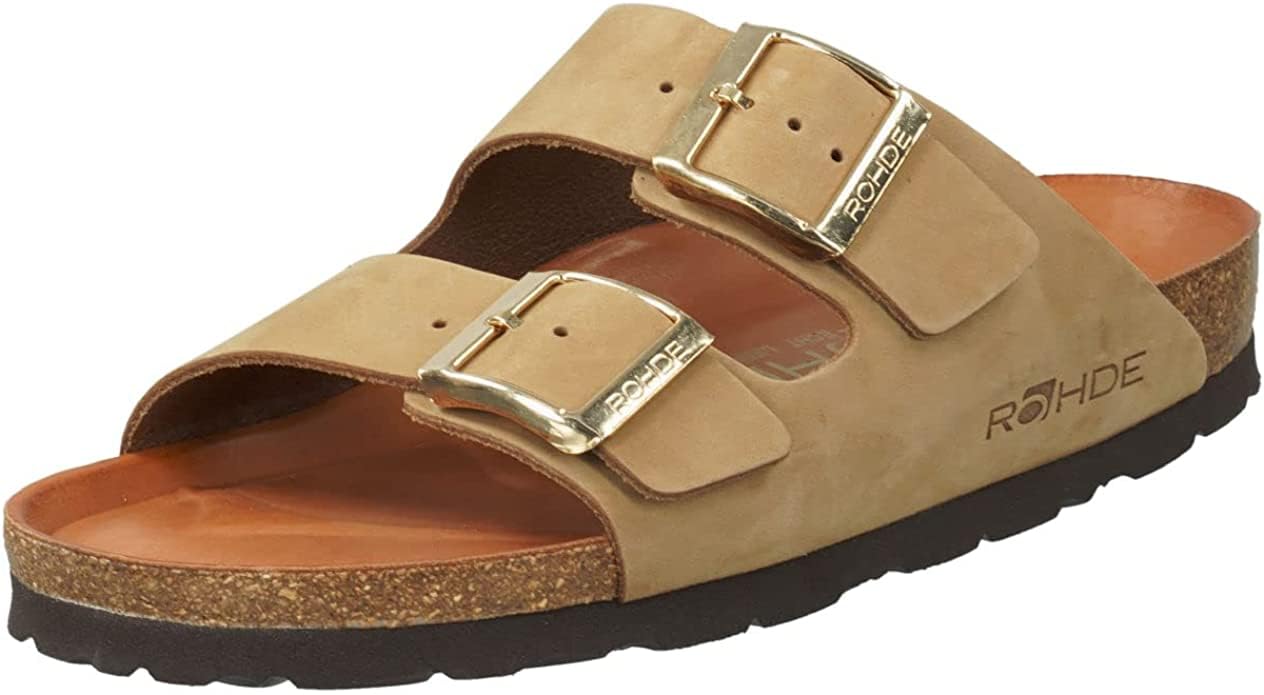 Rohde Women's Alba Mules, 14 Natural, 10 UK