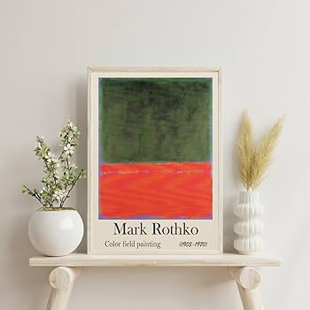 Amazon.co.jp: マーク・ロスコ ポスター《無題》キャンバス
