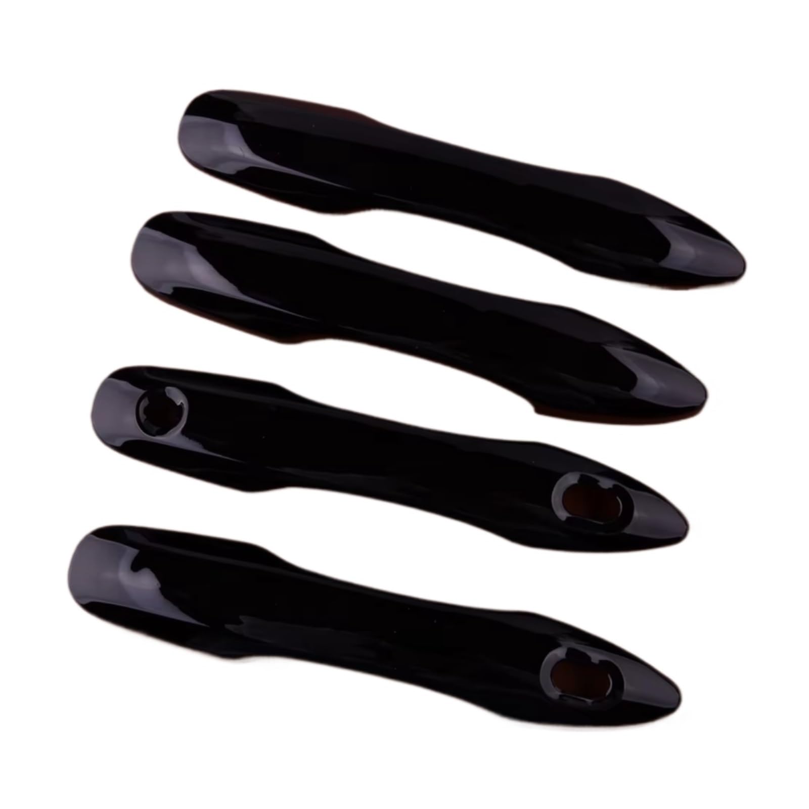 Woliiexz One Color Exterior Door Handle Cap Compatible With Toyota For Corolla Hatchback 2019 2020 2021 2022 2023 Abs Trim With Entry Black Exterior Door Handle Cover