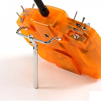 Radio Transmitter Stand Pivoting Folding and Locking Silver